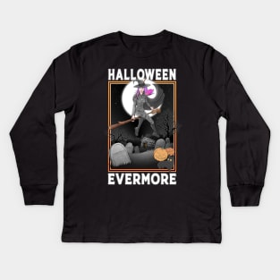 Halloween Evermore Kids Long Sleeve T-Shirt